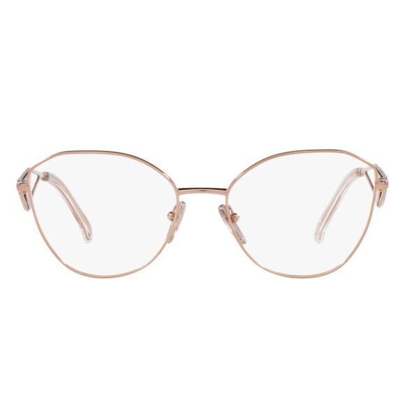 NWT PRADA EYEGLASSES WOMEN PINK GOLD EYEWEAR PRADA NEW - Picture 1 of 3